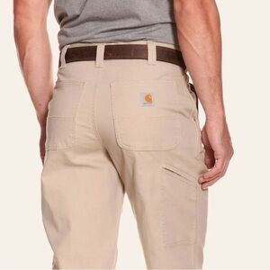 Carhartt Relaxed Fit Straight Leg Rugged Flex Canvas Workwear Pants 33 x 32